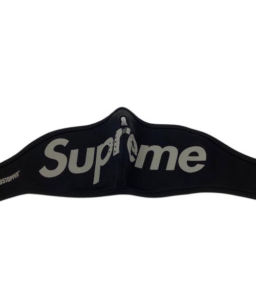 SUPREME（シュプリーム）SUPREME (シュプリーム) リフレクトロゴ ウインドストッパー フェイスマスク ブラック サイズ:５２×１５ｃｍ（one size)の古着・服飾アイテム