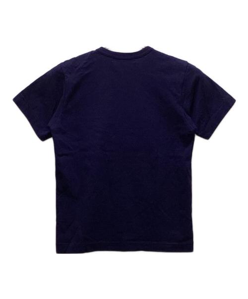 PLAY COMME des GARCONS（プレイコムデギャルソン）PLAY COMME des GARCONS (プレイコムデギャルソン) T-SHIRT WITH DOUBLE HEART ネイビー サイズ:Mの古着・服飾アイテム