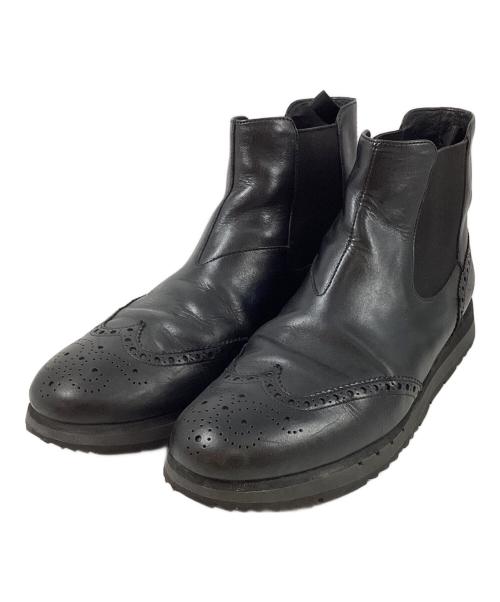 PRADA（プラダ）PRADA (プラダ) サイドゴアブーツ ブラック サイズ:11の古着・服飾アイテム