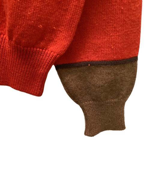 ISSEY MIYAKE（イッセイミヤケ）ISSEY MIYAKE (イッセイミヤケ) 90'sボーダーニット グリーン×レッド サイズ:Mの古着・服飾アイテム