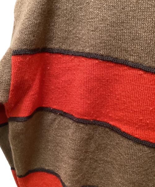 ISSEY MIYAKE（イッセイミヤケ）ISSEY MIYAKE (イッセイミヤケ) 90'sボーダーニット グリーン×レッド サイズ:Mの古着・服飾アイテム