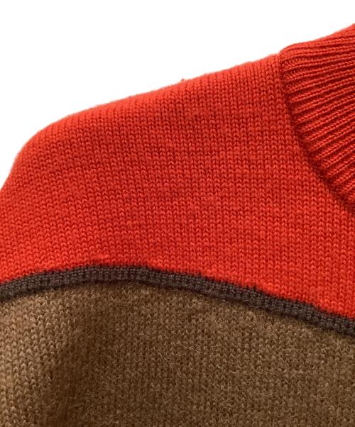 ISSEY MIYAKE（イッセイミヤケ）ISSEY MIYAKE (イッセイミヤケ) 90'sボーダーニット グリーン×レッド サイズ:Mの古着・服飾アイテム