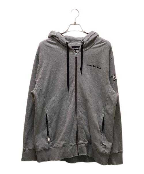 MOOSE KNUCKLES（ムース ナックルズ）MOOSE KNUCKLES (ムース ナックルズ) ジップパーカー グレー サイズ:XLの古着・服飾アイテム