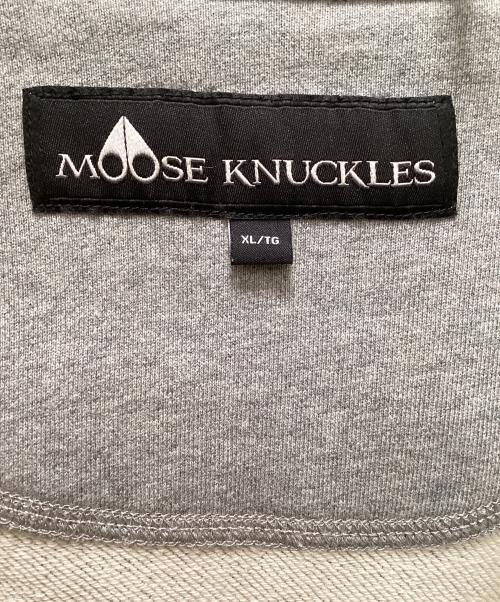 MOOSE KNUCKLES（ムース ナックルズ）MOOSE KNUCKLES (ムース ナックルズ) ジップパーカー グレー サイズ:XLの古着・服飾アイテム