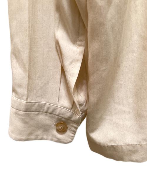 ISSEY MIYAKE MEN（イッセイミヤケメン）ISSEY MIYAKE MEN (イッセイミヤケメン) ヴィンテージマオカラーシャツ ベージュ サイズ:Sの古着・服飾アイテム
