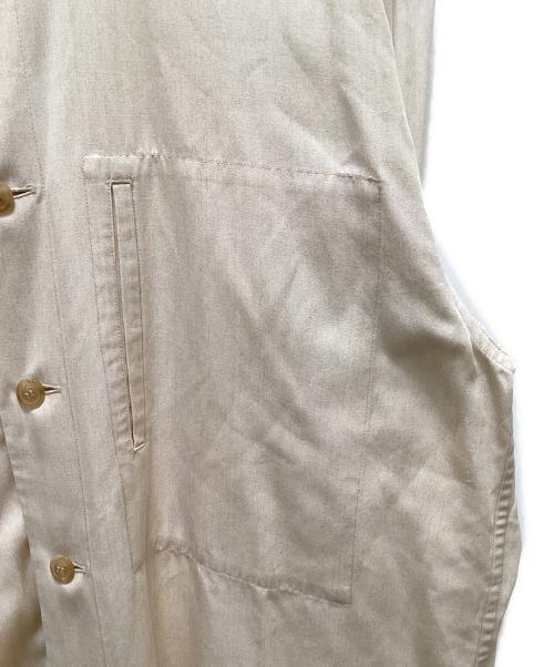 ISSEY MIYAKE MEN（イッセイミヤケメン）ISSEY MIYAKE MEN (イッセイミヤケメン) ヴィンテージマオカラーシャツ ベージュ サイズ:Sの古着・服飾アイテム
