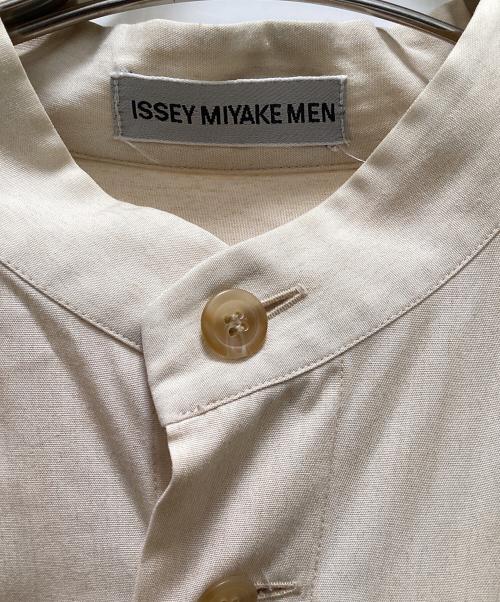 ISSEY MIYAKE MEN（イッセイミヤケメン）ISSEY MIYAKE MEN (イッセイミヤケメン) ヴィンテージマオカラーシャツ ベージュ サイズ:Sの古着・服飾アイテム