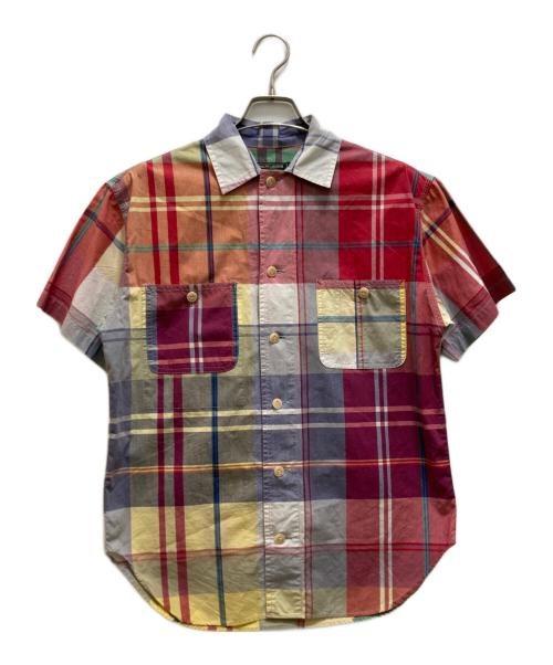 POLO COUNTRY（ポロカントリー）POLO COUNTRY (ポロカントリー) 半袖オープンカラーシャツ マルチカラー サイズ:9の古着・服飾アイテム