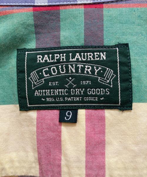 POLO COUNTRY（ポロカントリー）POLO COUNTRY (ポロカントリー) 半袖オープンカラーシャツ マルチカラー サイズ:9の古着・服飾アイテム