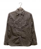 WAREHOUSEウエアハウス）の古着「ダックディガー グレーシャンブレー ワークシャツ」｜グレー