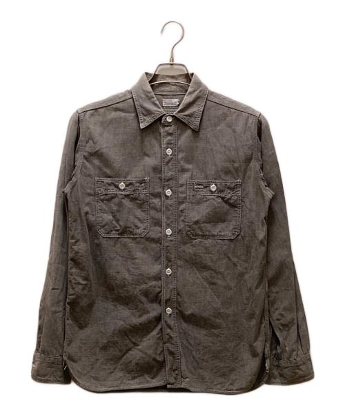 WAREHOUSE（ウエアハウス）WAREHOUSE (ウエアハウス) ダックディガー グレーシャンブレー ワークシャツ グレー サイズ:36の古着・服飾アイテム