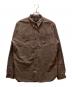 RRL（ダブルアールエル）の古着「チンストラップ付ワークシャツ」｜ブラウン