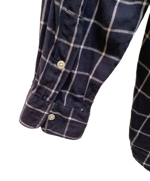 RALPH LAUREN（ラルフローレン）RALPH LAUREN (ラルフローレン) ウィンドウチェック ボタンダウンシャツ ネイビー サイズ:Lの古着・服飾アイテム