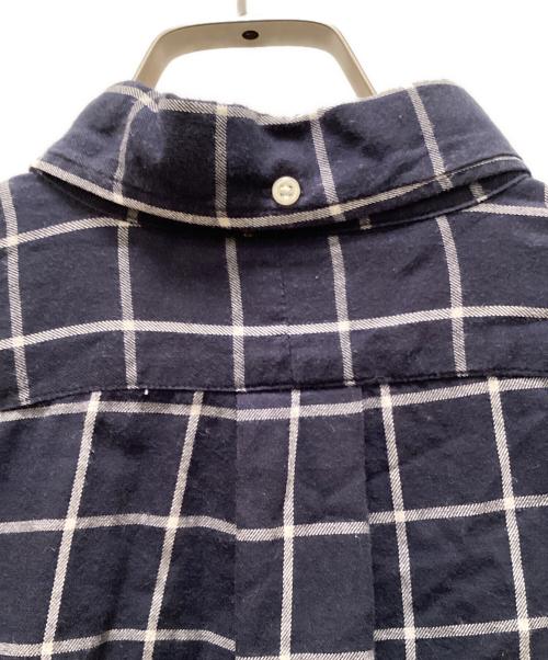 RALPH LAUREN（ラルフローレン）RALPH LAUREN (ラルフローレン) ウィンドウチェック ボタンダウンシャツ ネイビー サイズ:Lの古着・服飾アイテム