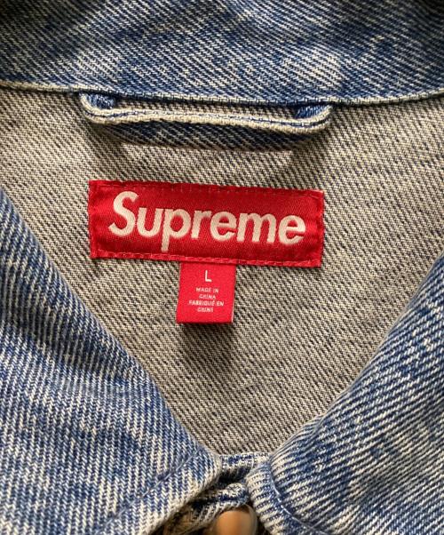SUPREME（シュプリーム）Supreme (シュプリーム) アーチロゴデニムコーチジャケット ウォッシュインディゴ インディゴ サイズ:Lの古着・服飾アイテム
