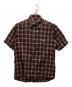 stussy（ステューシー）の古着「半袖チェックシャツ」｜ブラウン