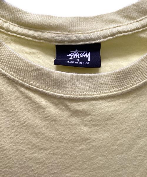 stussy（ステューシー）stussy (ステューシー) NATURE プリントTシャツ イエロー サイズ:Mの古着・服飾アイテム