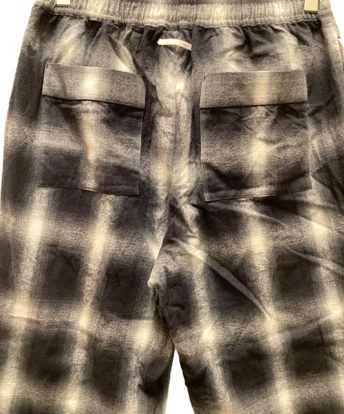 Kinema（キネマ）Kinema (キネマ) オンブレチェックパンツ ブラック×ホワイト サイズ:Mの古着・服飾アイテム