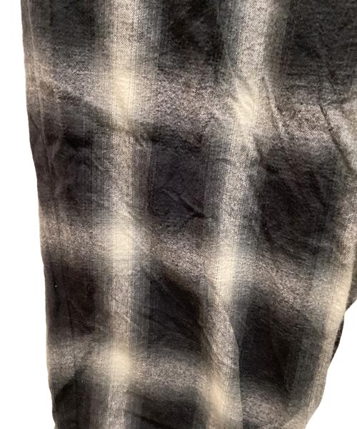 Kinema（キネマ）Kinema (キネマ) オンブレチェックパンツ ブラック×ホワイト サイズ:Mの古着・服飾アイテム