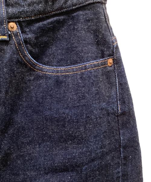 YAECA（ヤエカ）YAECA (ヤエカ) ワイドテーパードデニムパンツ インディゴ サイズ:W28の古着・服飾アイテム