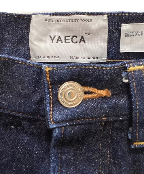 YAECA（ヤエカ）YAECA (ヤエカ) ワイドテーパードデニムパンツ インディゴ サイズ:W28の古着・服飾アイテム