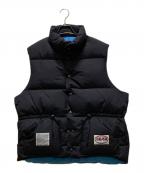 BEAUTY&YOUTH×SIERRA DESIGNSビューティーアンドユース×シエラデザインズ）の古着「別注 60/40 ロクヨン スタンドカラー リバーシブル ダウンベスト」｜ブラック