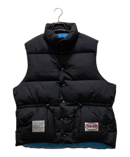 BEAUTY&YOUTH（ビューティーアンドユース）BEAUTY&YOUTH (ビューティーアンドユース) SIERRA DESIGNS (シエラデザインズ) 別注 60/40 ロクヨン スタンドカラー リバーシブル ダウンベスト ブラック サイズ:FREEの古着・服飾アイテム