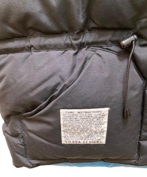 BEAUTY&YOUTH（ビューティーアンドユース）BEAUTY&YOUTH (ビューティーアンドユース) SIERRA DESIGNS (シエラデザインズ) 別注 60/40 ロクヨン スタンドカラー リバーシブル ダウンベスト ブラック サイズ:FREEの古着・服飾アイテム