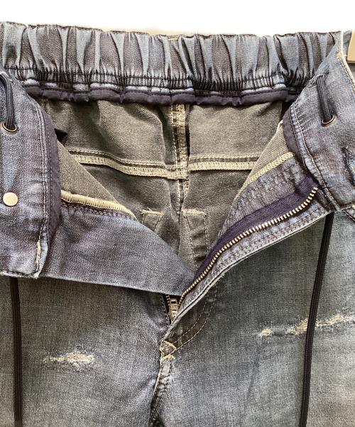 DIESEL（ディーゼル）DIESEL (ディーゼル) KROOLEY E NE ジョグデニムパンツ インディゴ サイズ:W28の古着・服飾アイテム