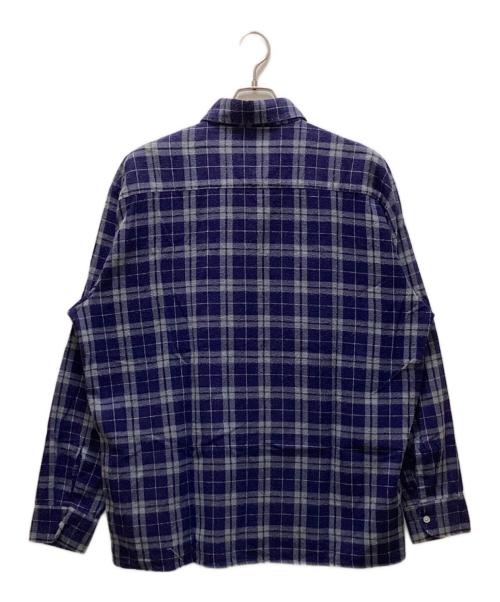 SAUCATUCK（ソーガタック）SAUCATUCK (ソーガタック) ヴィンテージチェックネルシャツ ブルー サイズ:XLの古着・服飾アイテム
