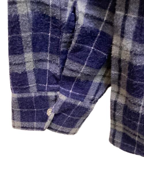 SAUCATUCK（ソーガタック）SAUCATUCK (ソーガタック) ヴィンテージチェックネルシャツ ブルー サイズ:XLの古着・服飾アイテム
