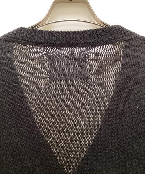 MHL（エムエイチエル）MHL (エムエイチエル) ジップアップニットベスト ブラック サイズ:Mの古着・服飾アイテム