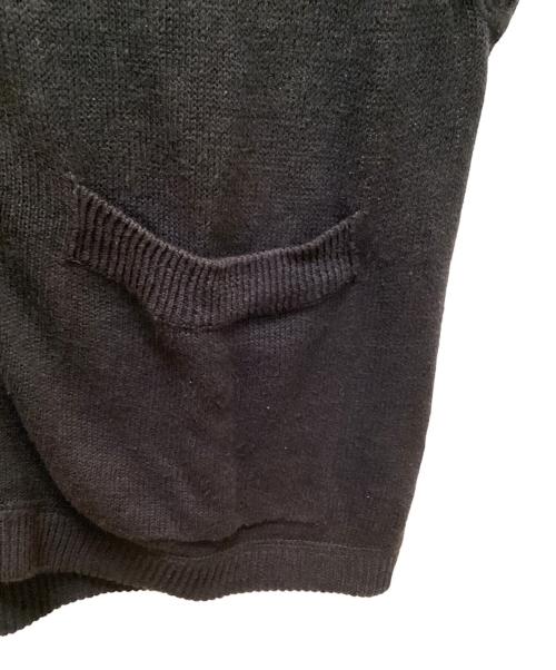MHL（エムエイチエル）MHL (エムエイチエル) ジップアップニットベスト ブラック サイズ:Mの古着・服飾アイテム