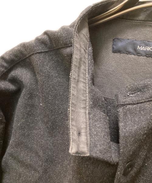 MARIO MATTEO（マリオマッテオ）MARIO MATTEO (マリオマッテオ) バンドカラーシャツ ブラック サイズ:Mの古着・服飾アイテム