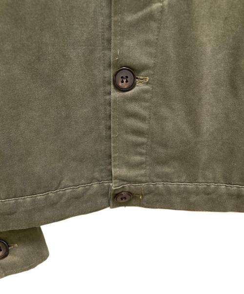 VINTAGE MILITARY（ヴィンテージ ミリタリー）VINTAGE MILITARY (ヴィンテージ ミリタリー) ヴィンテージモールスキンミリタリージャケット カーキ サイズ:４２の古着・服飾アイテム