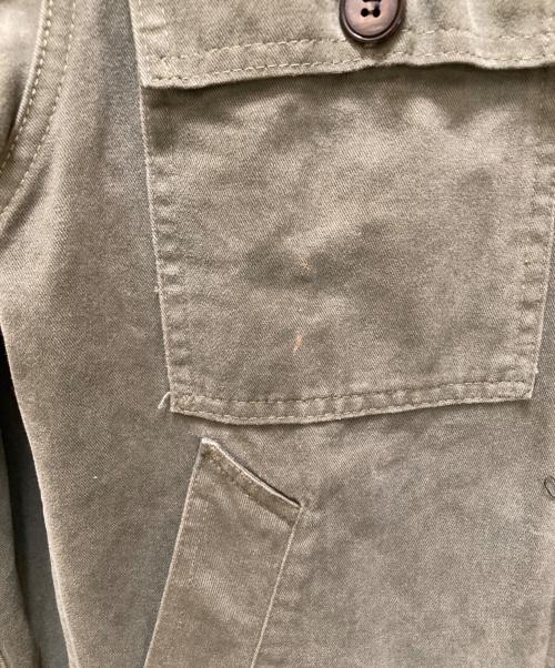VINTAGE MILITARY（ヴィンテージ ミリタリー）VINTAGE MILITARY (ヴィンテージ ミリタリー) ヴィンテージモールスキンミリタリージャケット カーキ サイズ:４２の古着・服飾アイテム