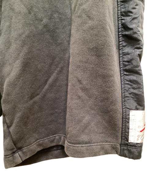 JORDAN（ジョーダン）JORDAN (ジョーダン) UNION (ユニオン) コラボヴィンテージ加工スウェットハーフパンツ ブラック サイズ:Lの古着・服飾アイテム