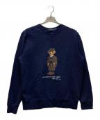 POLO RALPH LAURENポロ・ラルフローレン）の古着「ポロベアスウエット」｜ネイビー