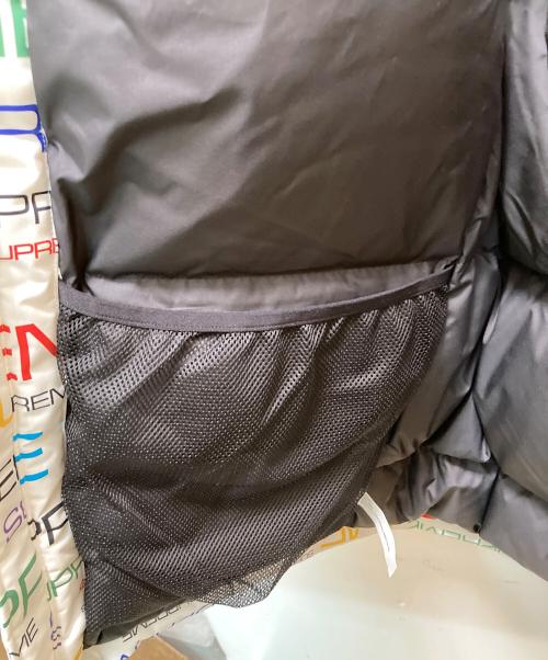 THE NORTH FACE（ザ ノース フェイス）THE NORTH FACE (ザ ノース フェイス) SUPREME (シュプリーム) コールドワークス ロゴ 総柄 700フィル ダウン パーカ ホワイト サイズ:S 未使用品の古着・服飾アイテム