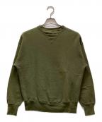 BEAMS PLUS×WAREHOUSEビームスプラス×ウエアハウス）の古着「別注両Vガゼットスウェット」｜カーキ