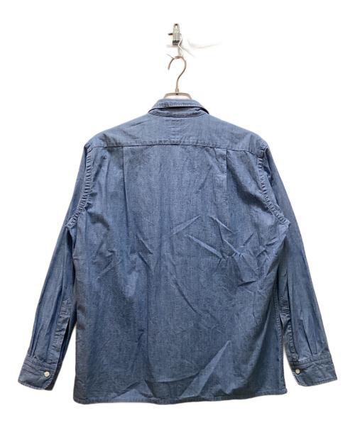 MOJITO（モヒート）MOJITO (モヒート) BEAMS PLUS (ビームスプラス) 別注シャンブレーアブサンシャツ インディゴ サイズ:Lの古着・服飾アイテム