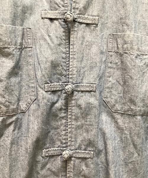 MOJITO（モヒート）MOJITO (モヒート) BEAMS PLUS (ビームスプラス) 別注シャンブレーアブサンシャツ インディゴ サイズ:Lの古着・服飾アイテム