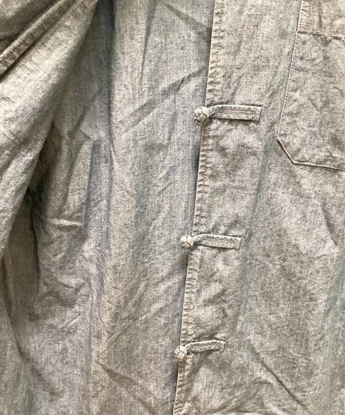 MOJITO（モヒート）MOJITO (モヒート) BEAMS PLUS (ビームスプラス) 別注シャンブレーアブサンシャツ インディゴ サイズ:Lの古着・服飾アイテム