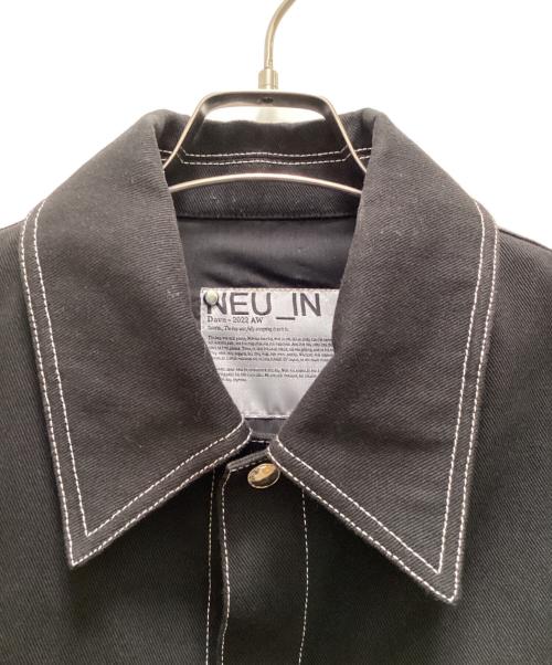 NEU IN（ニューイン）NEU IN (ニューイン) ステッチデザインデニムジャケット ブラック サイズ:Sの古着・服飾アイテム