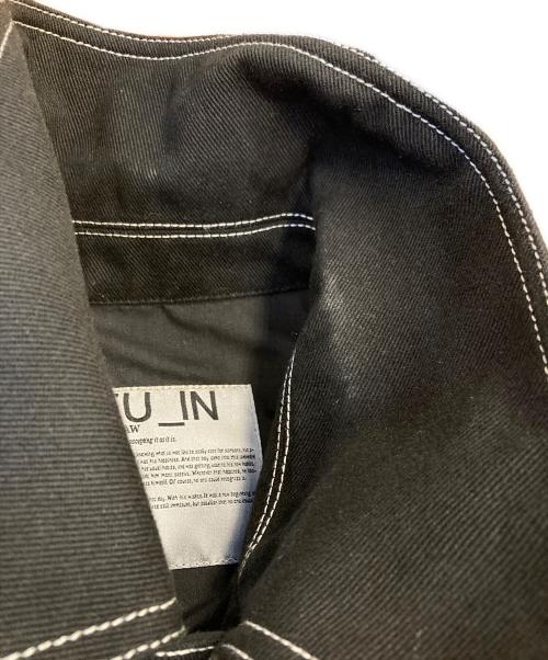 NEU IN（ニューイン）NEU IN (ニューイン) ステッチデザインデニムジャケット ブラック サイズ:Sの古着・服飾アイテム