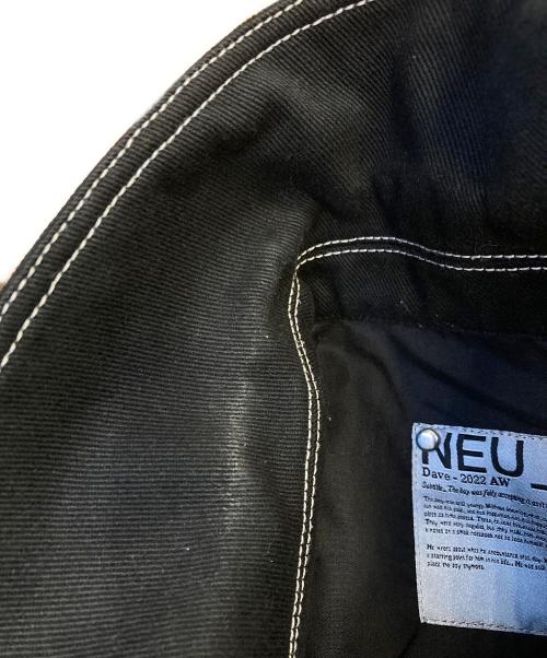 NEU IN（ニューイン）NEU IN (ニューイン) ステッチデザインデニムジャケット ブラック サイズ:Sの古着・服飾アイテム