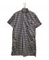 DANTON（ダントン）の古着「プルオーバー ドレス ショートスリーブ」｜ブラック×ホワイト