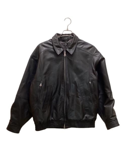 BEAMS（ビームス）BEAMS (ビームス) シープレザーブルゾン ブラック サイズ:Mの古着・服飾アイテム