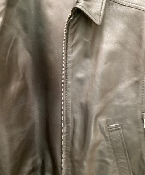 BEAMS（ビームス）BEAMS (ビームス) シープレザーブルゾン ブラック サイズ:Mの古着・服飾アイテム