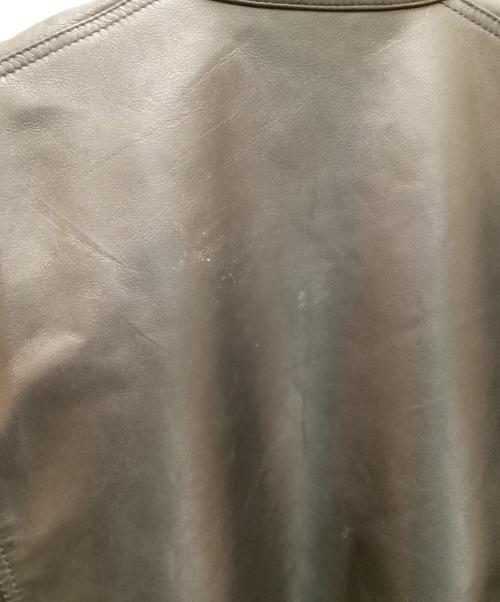 BEAMS（ビームス）BEAMS (ビームス) シープレザーブルゾン ブラック サイズ:Mの古着・服飾アイテム